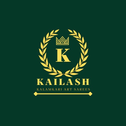 Kailash Kalamkari Logo - Authentic Srikalahasti Kalamkari Sarees